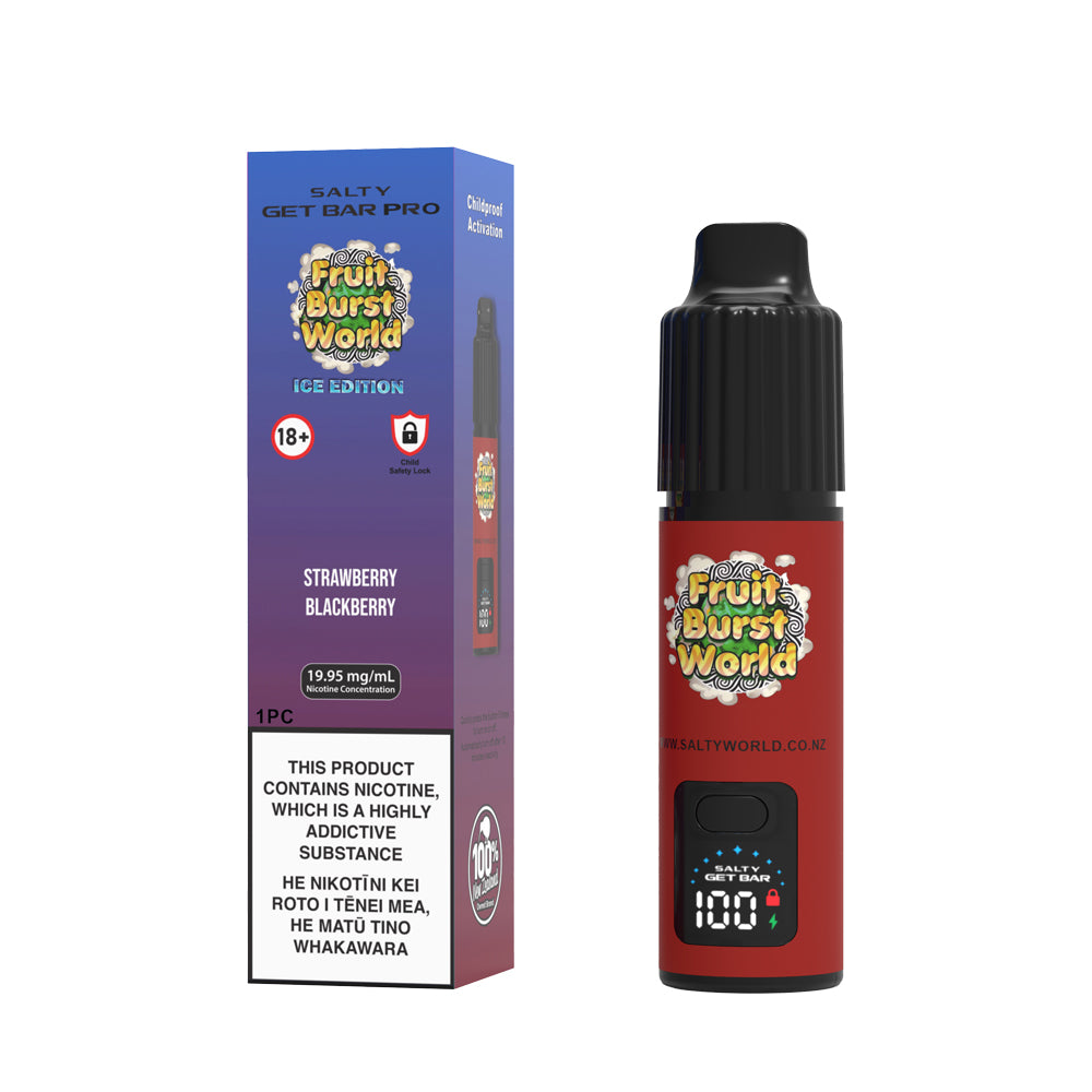 Strawberry Blackberry -Salty GET Bar PRO Disposable Vape