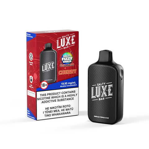 Salty Luxe Bar Cherry Disposable Vape | Shosha Vape NZ