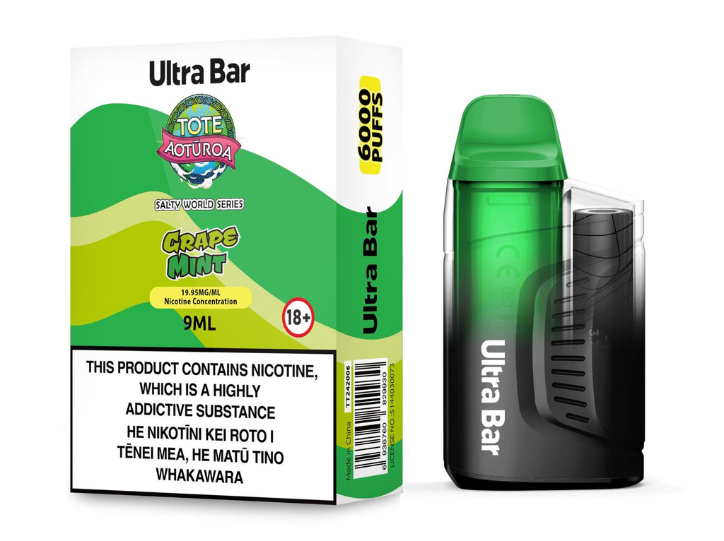 Ultra Bar Grape Mint Disposable Vape | Shosha Vape NZ